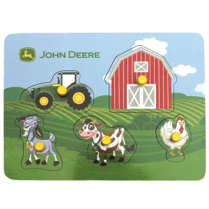 Outback Toys Games & Puzzles | Preschool Playroom<John Deere Farm & Field 12in x 9in Wooden Puzzle
