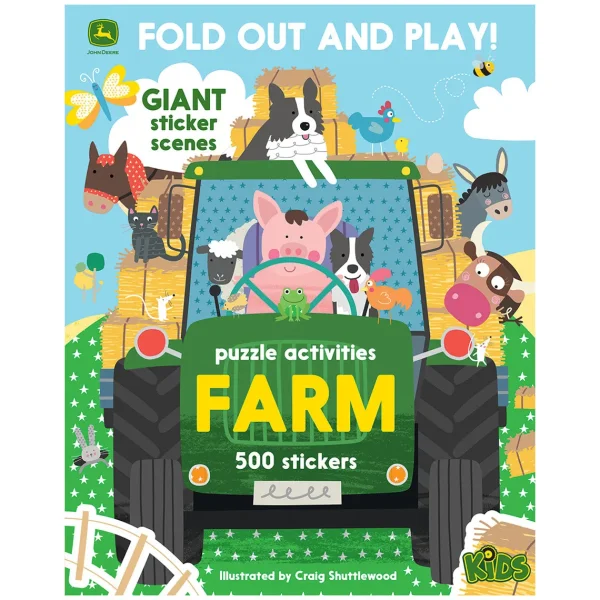 Manufacturer_ERTL Books, Calendars & Dvds<John Deere Farm Puzzle Activity Book