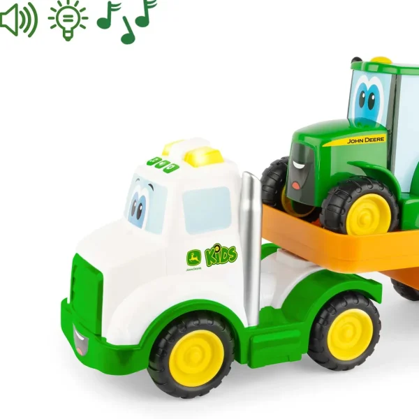 Manufacturer_ERTL Preschool Playroom<John Deere Farmin Friends Rollback Hauling Set with Tractor