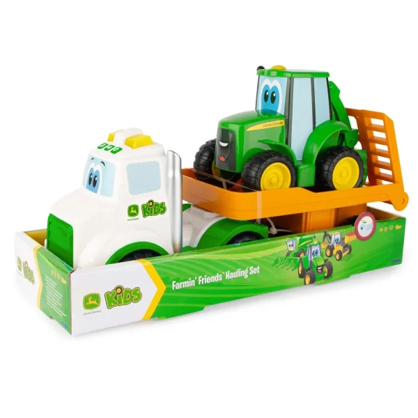 Manufacturer_ERTL Preschool Playroom<John Deere Farmin Friends Rollback Hauling Set with Tractor