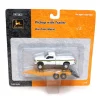 Manufacturer_ERTL Pickup Trucks<1/64 John Deere Ford Dually Dealership Truck and Yellow Trailer with Ramps