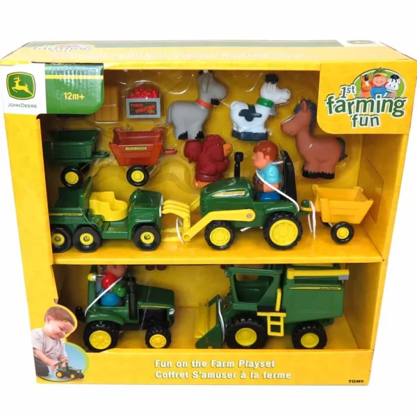Manufacturer_ERTL Preschool Playroom<John Deere Fun on the Farm Vehicle Set