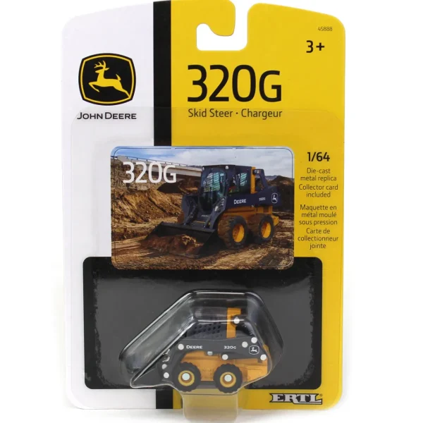 Manufacturer_ERTL Loaders<1/64 John Deere 320G Skid Steer Loader by ERTL