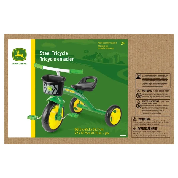 Outback Toys John Deere | Trikes & Other Pedals<John Deere Green Steel Tricycle