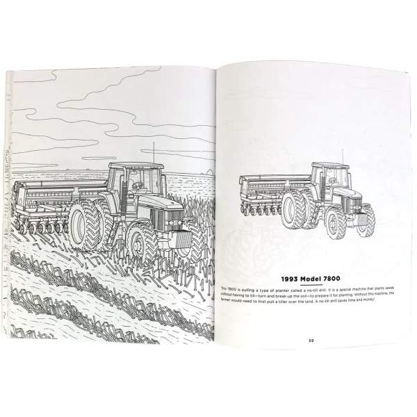 Outback Toys Books, Calendars & Dvds<John Deere Green Tractors Coloring Book: 36 Detailed Classic and Modern Tractors