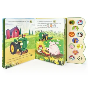 Outback Toys Books, Calendars & Dvds<John Deere Happy Little Farm Sounds Book