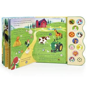 Outback Toys Books, Calendars & Dvds<John Deere Happy Little Farm Sounds Book