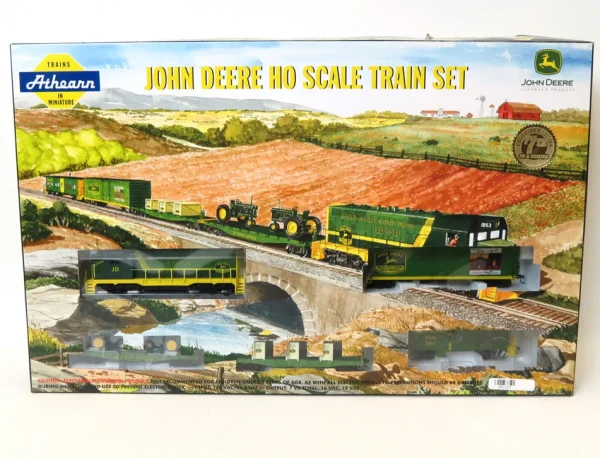 Outback Toys Trains<1/87 John Deere HO Scale 70 Series Train Set #7 by Athearn, 2003 Edition