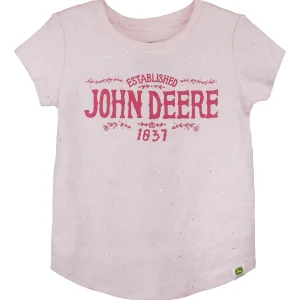 Outback Toys John Deere<John Deere Juvy Established 1837 Pink T-Shirt