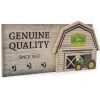 Outback Toys Farm Art & DéCor | Outdoor<John Deere Key Holder, 14in x 6.5in Vintage Wooden Barn