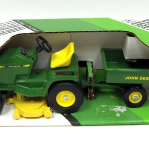 Manufacturer_ERTL Lawn & Garden<1/16 John Deere Lawn & Garden Tractor with Dump Cart by ERTL