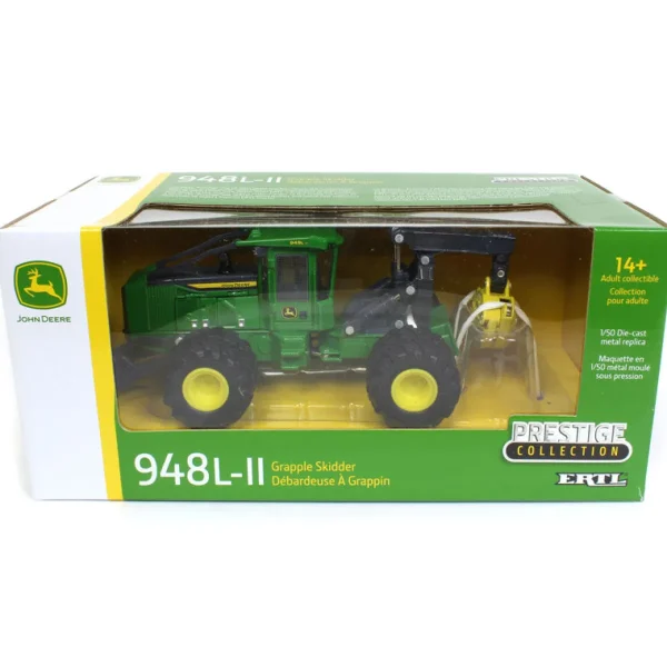 Manufacturer_ERTL Loaders<1/50 John Deere 948L-II Grapple Skidder, ERTL Prestige Collection
