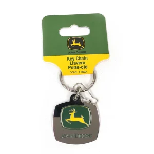 Outback Toys Tools & Auto<John Deere Logo Enamel Key Chain