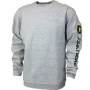Outback Toys John Deere<John Deere Logo Sleeve Printed Gray Crewneck Sweatshirt