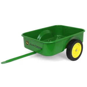 Manufacturer_ERTL John Deere | Wagons & Other Trailers<John Deere Logo Steel Pedal Trailer by ERTL