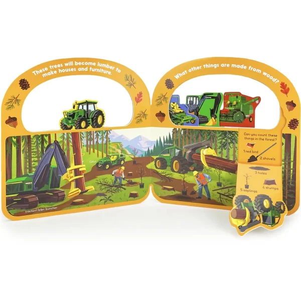 Outback Toys Books, Calendars & Dvds<John Deere Machines at Work Flip-a-Flap Book