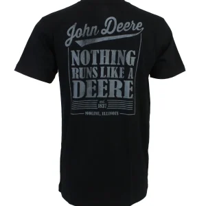 Outback Toys John Deere<John Deere Nothing Runs Like a Deere Black Short Sleeve T-Shirt