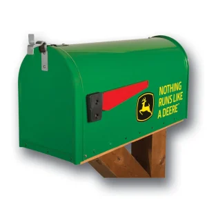 Outback Toys Farm Art & DéCor | Outdoor<John Deere Nothing Runs like a Deere Standard Mailbox With Running Deer Logo