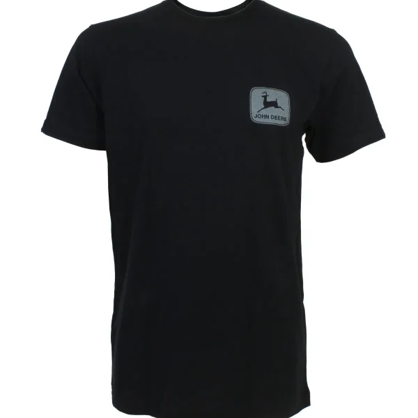 Outback Toys John Deere<John Deere Nothing Runs Like a Deere Black Short Sleeve T-Shirt