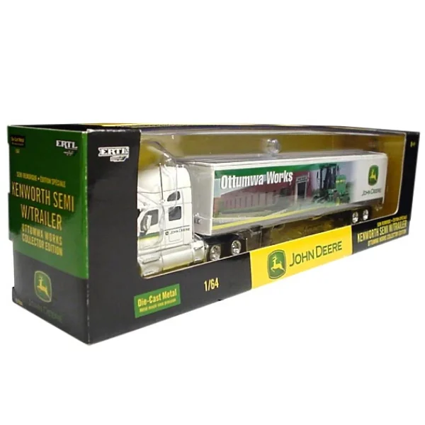 Manufacturer_ERTL Box Trucks & Trailers<1/64 John Deere Ottumwa Works Kenworth Semi, #5 of 6 in Series