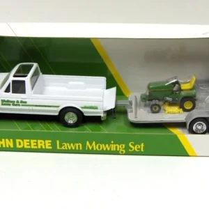Manufacturer_ERTL Lawn & Garden | Pickup Trucks<1/32 John Deere Pickup w/ Trailer & 455 Lawn Mower