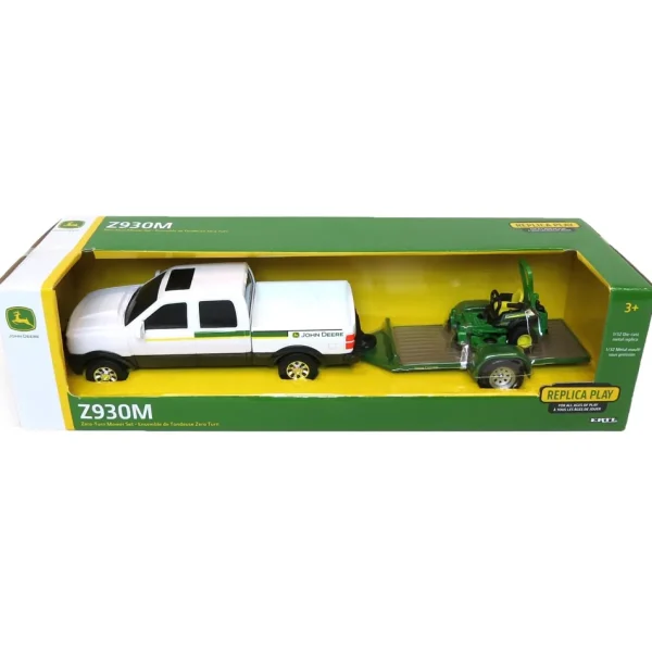 Manufacturer_ERTL Lawn & Garden<1/32 John Deere Pickup with ZTrak Mower and Trailer