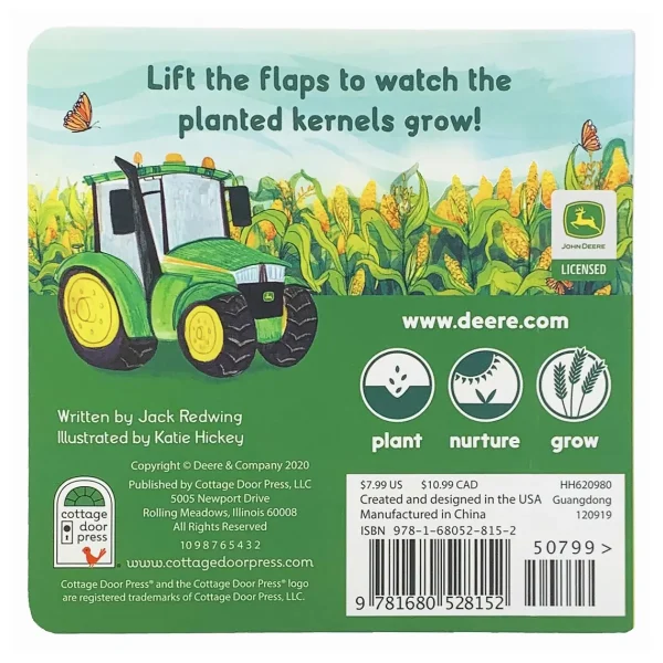 Outback Toys Books, Calendars & Dvds<John Deere Plant & Grow Lift-a-Flap Board Book