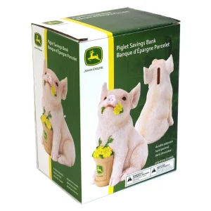 Outback Toys Farm Art & DéCor<John Deere Polyresin Pink Piglet Bank