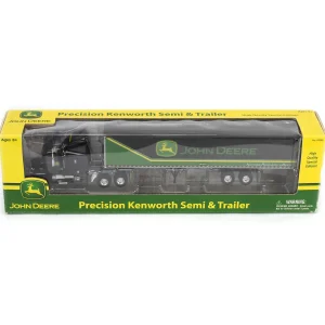 Manufacturer_Other Box Trucks & Trailers<1/64 John Deere "Nothing Runs Like a Deere" Semi and Box Trailer