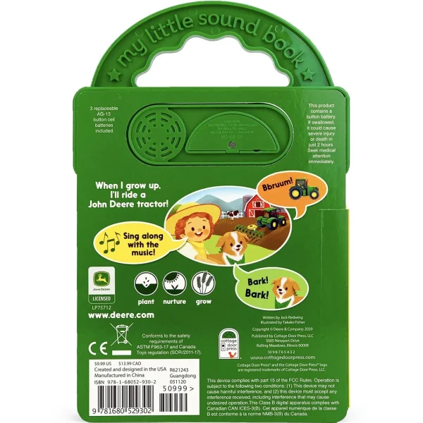 Outback Toys Books, Calendars & Dvds<John Deere "When I Grow Up!" Sound Board Book