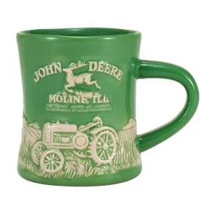 Outback Toys Kitchen<John Deere Raised-Relief 'Steel Wheels' Diner Mug
