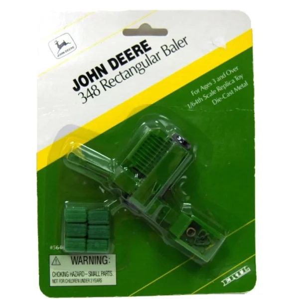 Manufacturer_ERTL Implements<1/64 John Deere Rectangular Baler with Bales