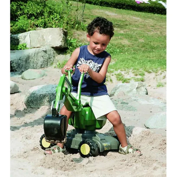 Outback Toys John Deere<John Deere Ride-On Wheeled Excavator