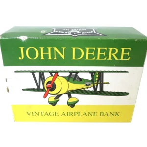 Manufacturer_SpecCast Airplanes & Banks<John Deere Stearman Biplane Bank, 1993 Edition