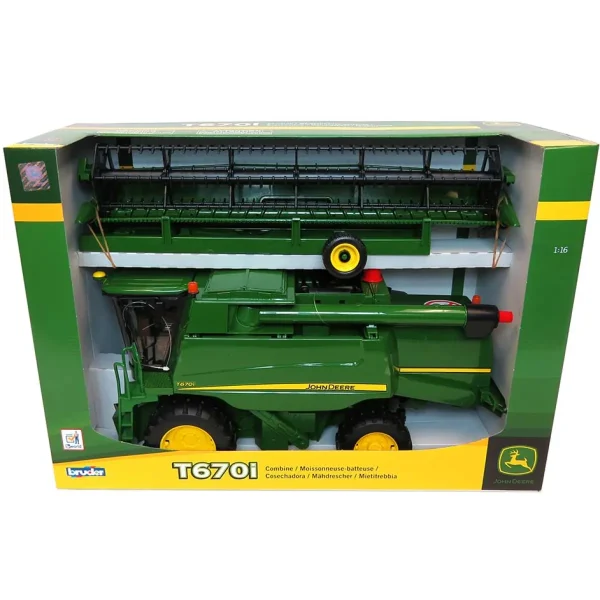 Manufacturer_Bruder Toys Combines & Harvesters<1/16 John Deere T670i Combine by Bruder