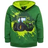 Outback Toys John Deere<John Deere Toddler Splash Tractor Fleece Hooded Sweatshirt
