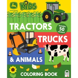 Outback Toys Books, Calendars & Dvds<John Deere Tractors, Trucks & Animals Kids Coloring Book