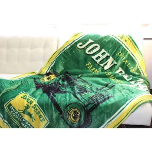 Outback Toys Bed & Bath<John Deere Vintage Logo 50in x 70in Throw Blanket