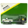 Manufacturer_ERTL Pickup Trucks<1/64 John Deere 4WD Pickup w/ Trailer & John Deere D Tractor