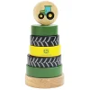 Outback Toys Games & Puzzles | Preschool Playroom<John Deere Wooden Tire Stack Toy