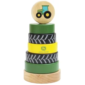 Outback Toys Games & Puzzles | Preschool Playroom<John Deere Wooden Tire Stack Toy