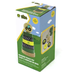 Outback Toys Games & Puzzles | Preschool Playroom<John Deere Wooden Tire Stack Toy