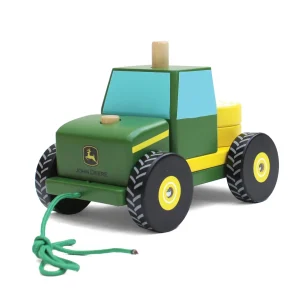 Outback Toys Games & Puzzles | Preschool Playroom<John Deere Wooden Tractor Stack Toy