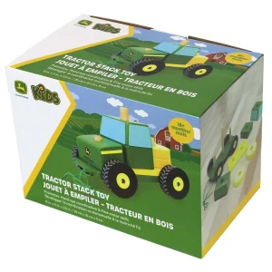 Outback Toys Games & Puzzles | Preschool Playroom<John Deere Wooden Tractor Stack Toy