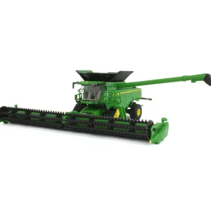 Manufacturer_ERTL Combines & Harvesters<1/64 John Deere X9 1100 Combine w/ Front Tracks and Draper & Corn Heads, ERTL Prestige Collection