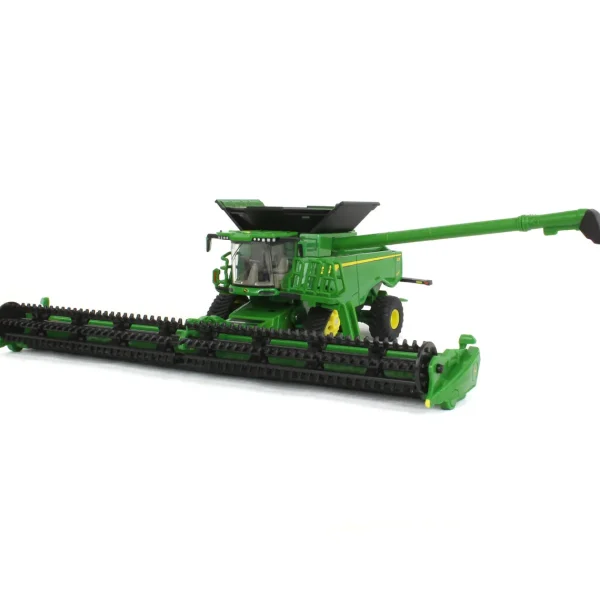 Manufacturer_ERTL Combines & Harvesters<1/64 John Deere X9 1100 Combine w/ Front Tracks and Draper & Corn Heads, ERTL Prestige Collection