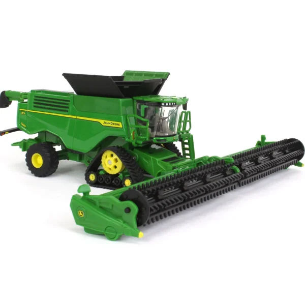 Manufacturer_ERTL Combines & Harvesters<1/64 John Deere X9 1100 Combine w/ Front Tracks and Draper & Corn Heads, ERTL Prestige Collection