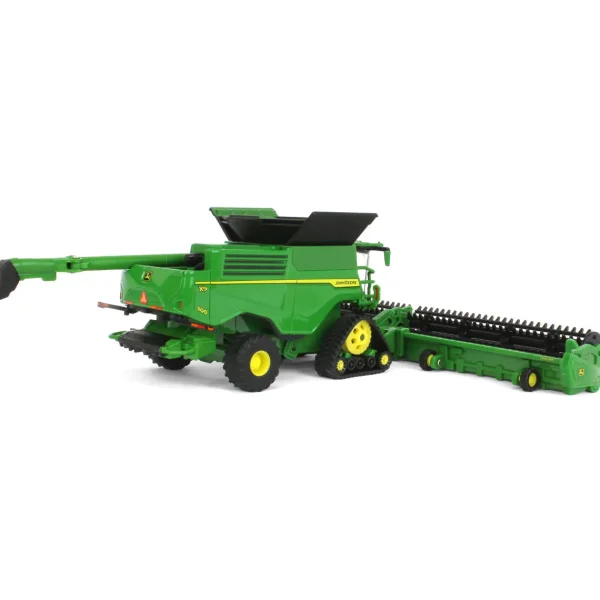 Manufacturer_ERTL Combines & Harvesters<1/64 John Deere X9 1100 Combine w/ Front Tracks and Draper & Corn Heads, ERTL Prestige Collection