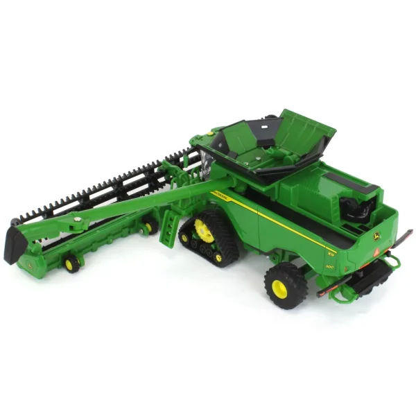 Manufacturer_ERTL Combines & Harvesters<1/64 John Deere X9 1100 Combine w/ Front Tracks and Draper & Corn Heads, ERTL Prestige Collection