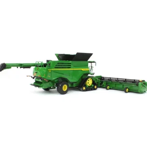 Manufacturer_ERTL Combines & Harvesters<1/32 John Deere X9 1000 Tracked Combine w/ Corn & Draper Heads, ERTL Prestige Collection